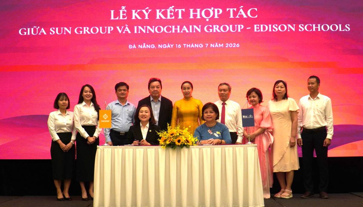 Sun Group “bắt tay” Innochain Group: Khởi tạo mô hình giáo dục chất lượng cao tại KĐT Sun Riverpolis, Đà Nẵng