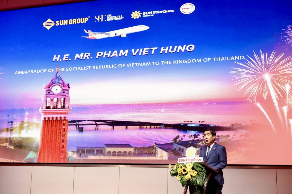 Sun PhuQuoc Airways mở đường bay Bangkok - Phú Quốc, đánh dấu điểm đến quốc tế thứ 6