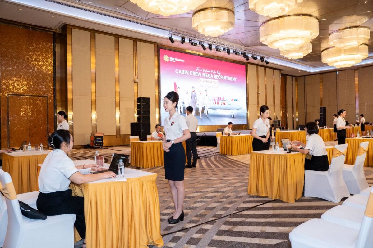 "Cơn sốt" từ Ngày hội tuyển dụng quy mô lớn nhất năm của Sun PhuQuoc Airways đổ bộ Hà Nội