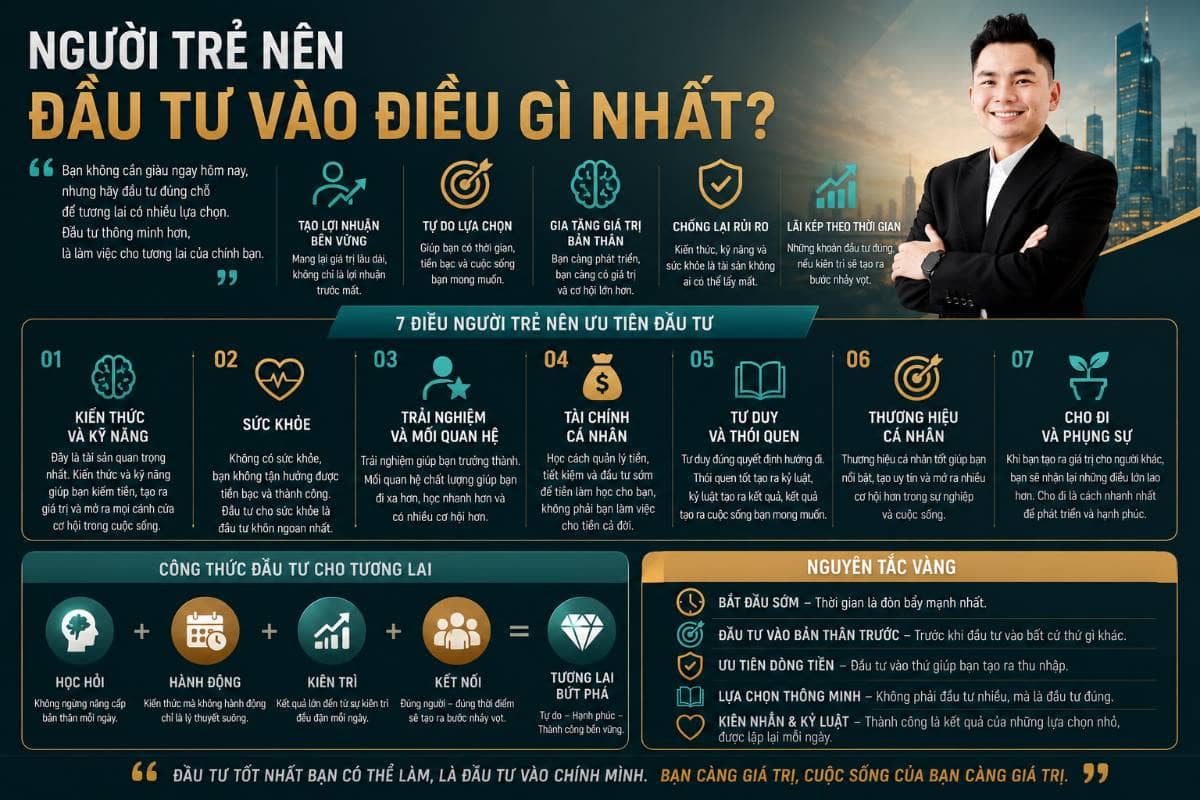 Người trẻ nên đầu tư vào điều gì nhất?