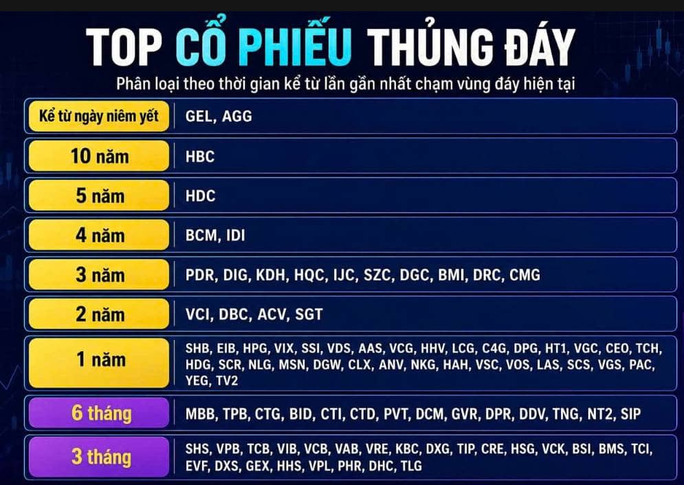 Nhỏ lẻ đã sợ - sóng này midcap xuống với các mức giá sốc ( phần 3)