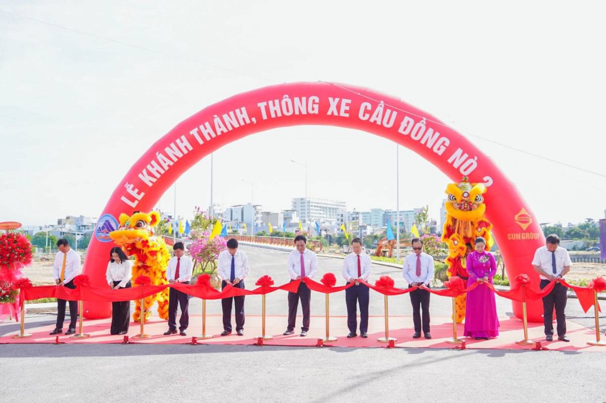 Sun Group khánh thành cầu Đồng Nò 2, mở ra chương mới cho hạ tầng giao thông Nam trung tâm Đà Nẵng
