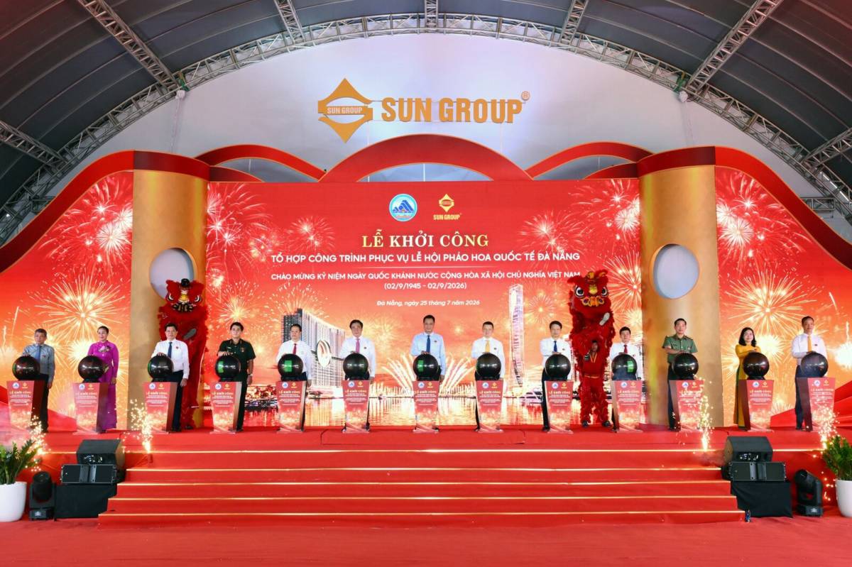 Sun Group khởi công tổ hợp lễ hội, sự kiện, văn hóa và giải trí quy mô quốc tế đầu tiên của Đà Nẵng