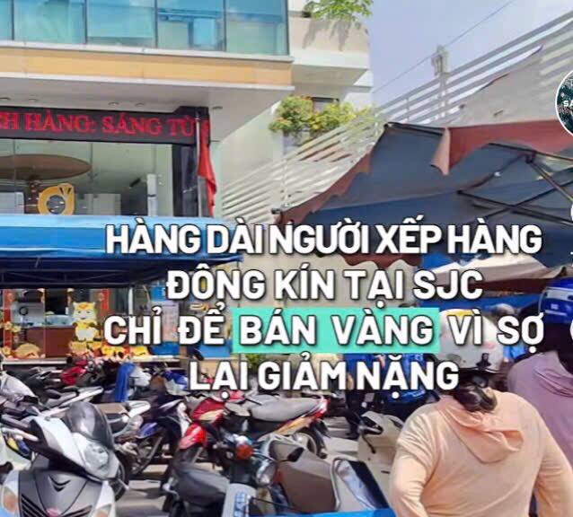 Tại sao người dân lại đi bán vàng lúc giá vàng giảm sâu vậy ?