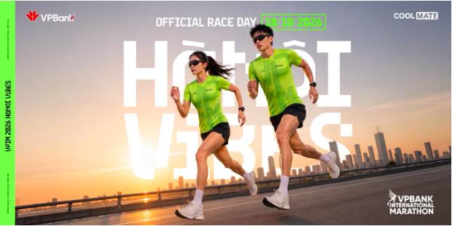 Coolmate tiếp tục đồng hành cùng VPBank Hanoi International Marathon 2026