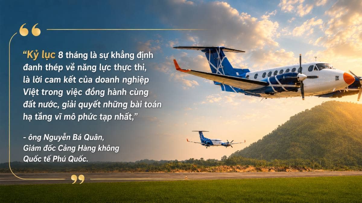 Kỳ tích 8 tháng ở sân bay Phú Quốc và bí mật chiến thuật lúc 2h sáng của gã chỉ huy Thuận "đen"