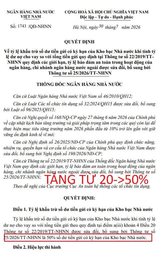 Lại tin tốt cho ngân hàng - hiểu nhanh hiểu đúng