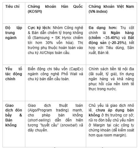 Thị trường chứng khoán VN khác xa Hàn Quốc. Sự sụt giảm kỷ lục của chỉ số KOSPI (Hàn Quốc) trong thời  ...