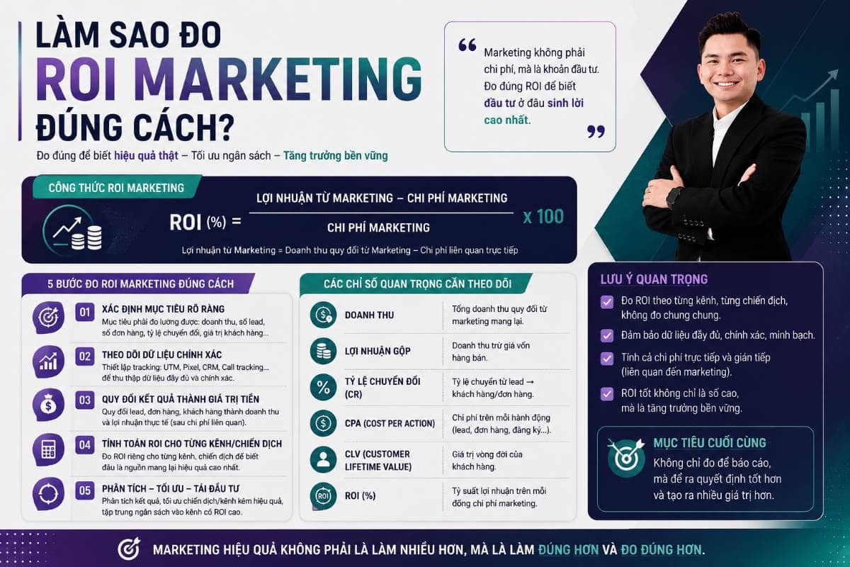 Làm sao đo ROI Marketing đúng cách?