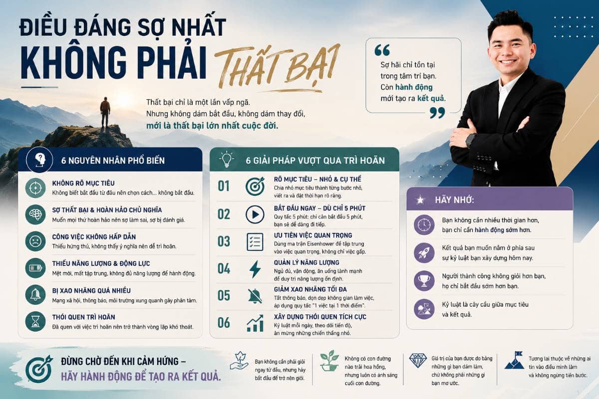 Điều đáng sợ nhất không phải thất bại