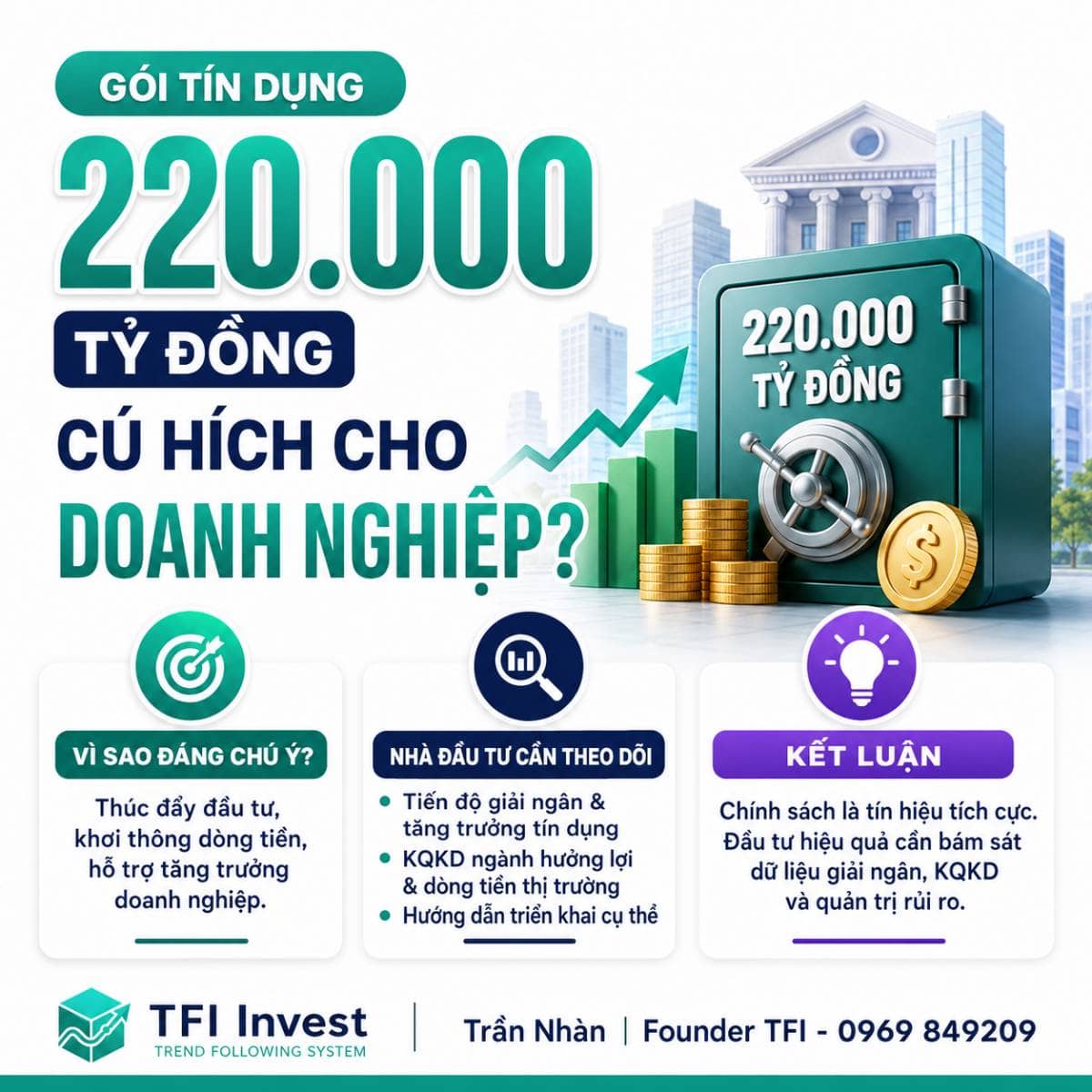 Gói tín dụng 220.000 tỷ đồng sẽ tạo cú hích cho doanh nghiệp?
