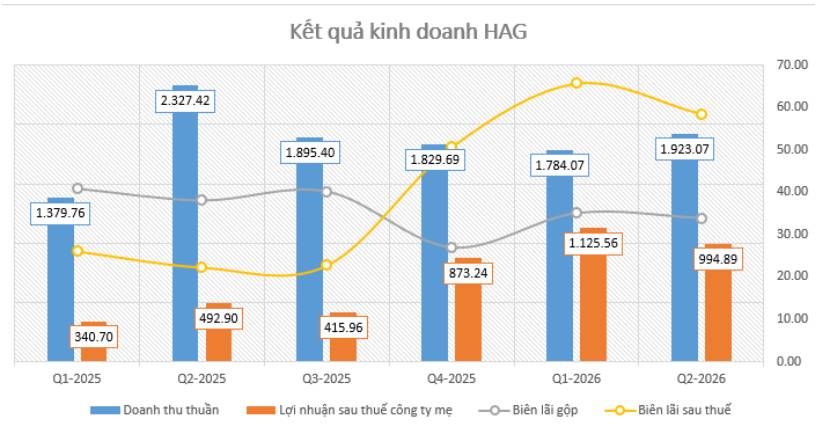 HAG: Tăng trưởng không đến từ hoạt động cốt lõi