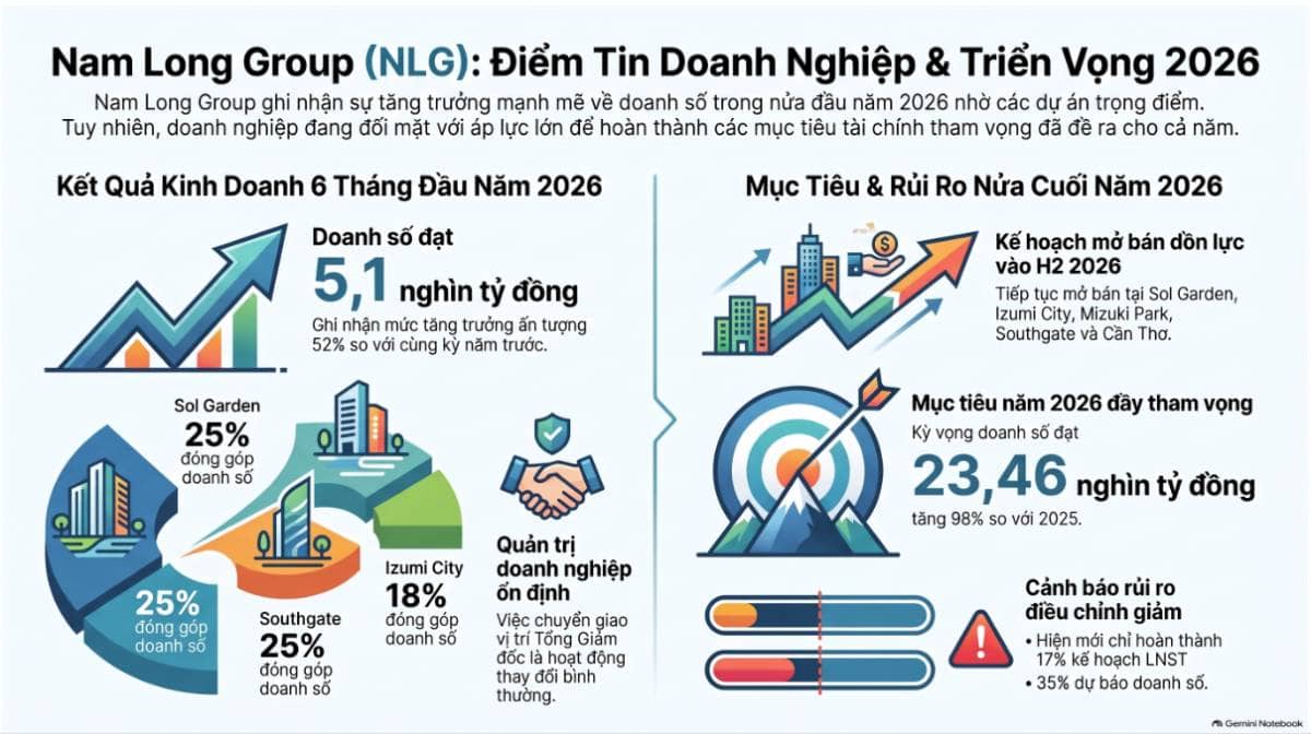 NLG: Điểm tin doanh nghiệp 