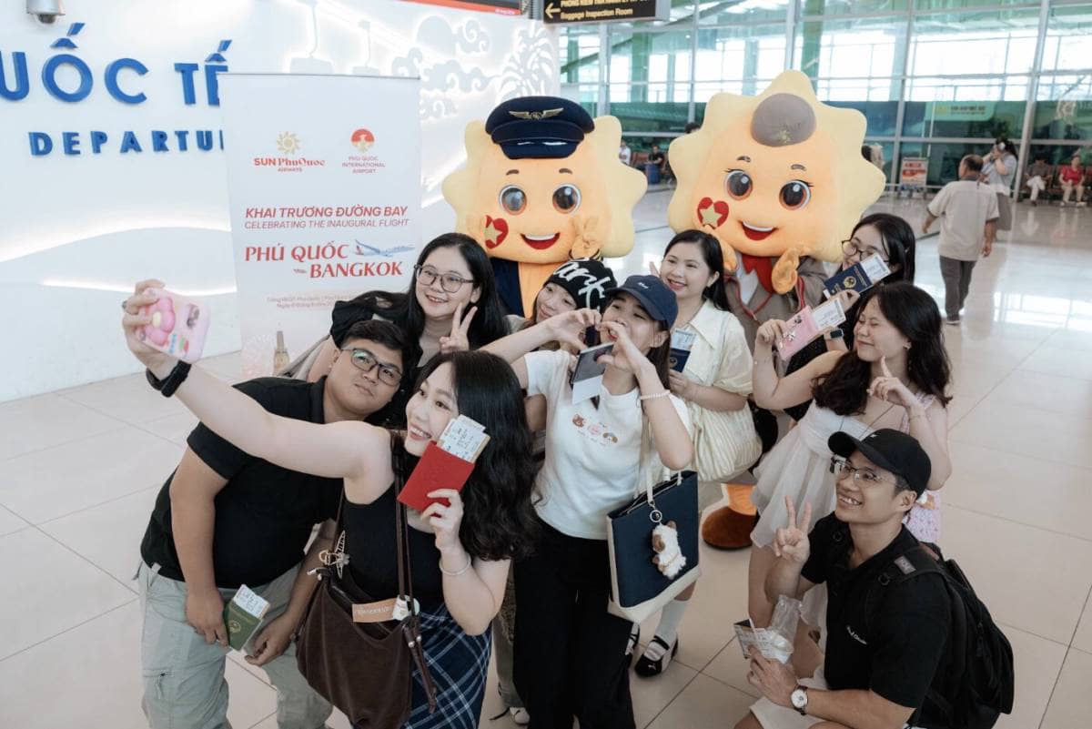 Sun PhuQuoc Airways khai trương đường bay Phú Quốc - Bangkok, mở rộng kết nối với cửa ngõ hàng không Đông Nam Á