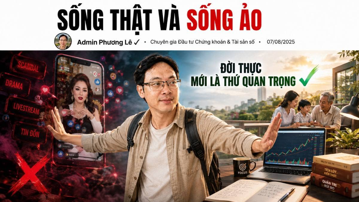 Quan điểm cá nhân: sống thật và sống ảo trong đầu tư