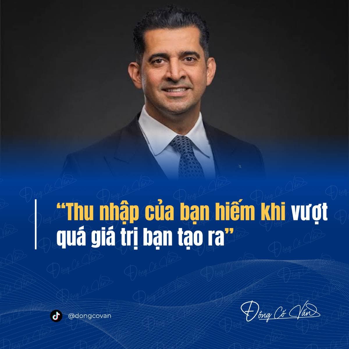 "Thu nhập của bạn hiếm khi vượt quá giá trị bạn tạo ra" - Patrick Bet-David