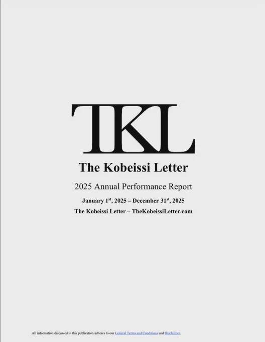 THÔNG BÁO:. Chúng tôi rất vui mừng giới thiệu báo cáo hiệu suất năm 2025 của The Kobeissi Letter.. Phân  ...
