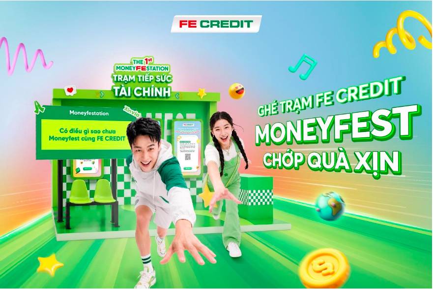 FE CREDIT "chào sân" bùng nổ với Trạm Tiếp Sức Tài Chính tại VPBank Ho Chi Minh City Music Half Marathon 2026