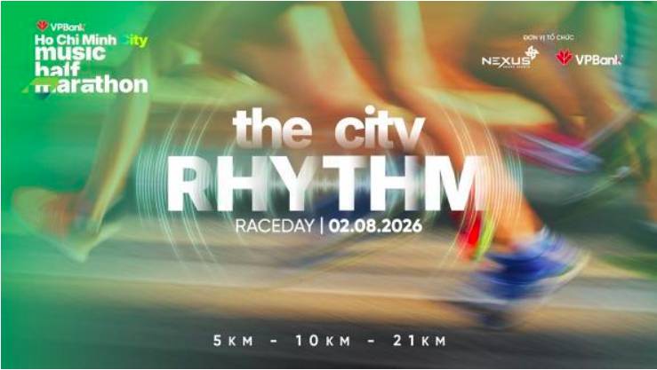 Khám phá nhịp điệu sôi động và chuyên biệt từ VPBank Ho Chi Minh City Music Half Marathon 2026