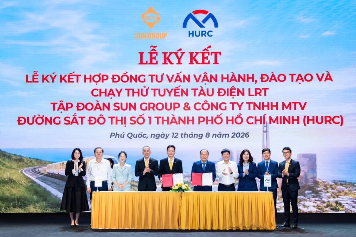 Sun Group hợp tác với đơn vị khai thác Metro số 1 Bến Thành – Suối Tiên, hướng tới chuẩn hóa vận hành LRT Phú Quốc