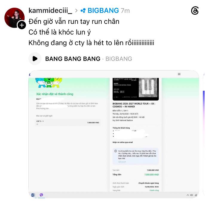 Cuộc chiến săn vé BIGBANG World Tour nóng hơn bao giờ hết: Sold out trong 2 tiếng, fan dồn sự chú ý vào đặc quyền VPBank Mastercard