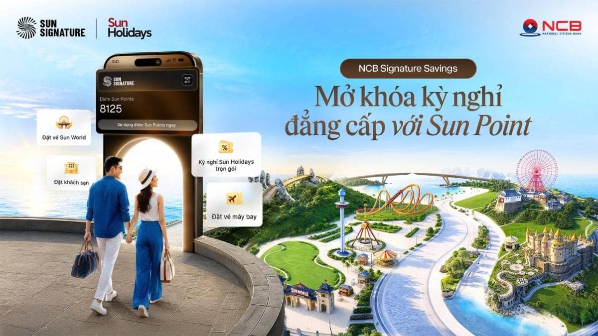 Gửi tiết kiệm tại NCB, nhận ngay gói nghỉ dưỡng cao cấp dịp 2/9 này