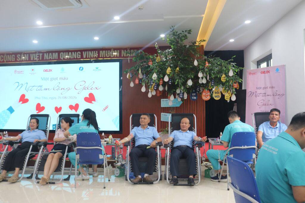 VIWASUPCO tiếp nối hành trình “Một giọt máu – Một tấm lòng GELEX”