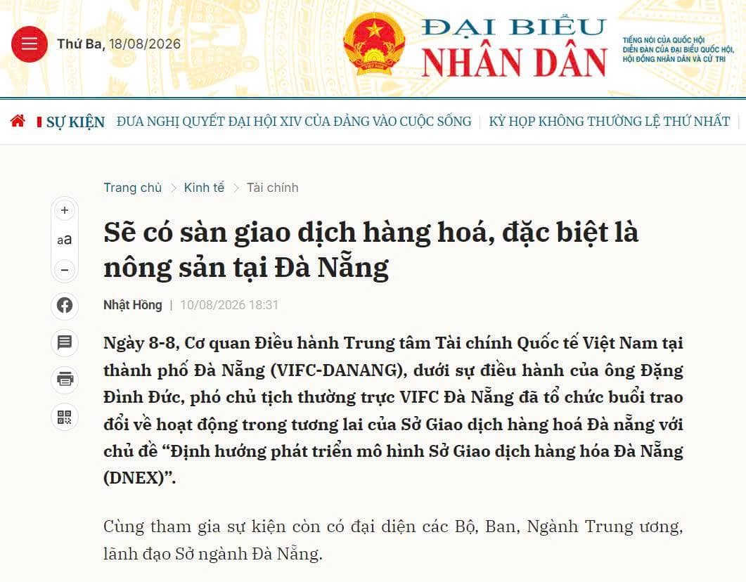 ĐÀ NẴNG SẼ CÓ SỞ GIAO DỊCH HÀNG HÓA – CƠ HỘI MỚI CHO NHÀ ĐẦU TƯ?. Theo Vietstock, Đà Nẵng đang định  ...