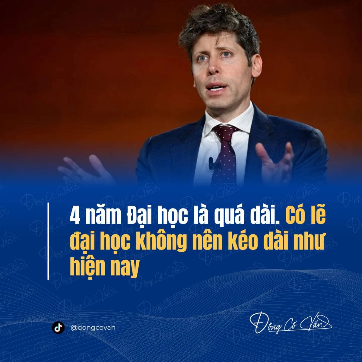 “4 năm đại học có thể đã quá dài” — Sam Altman đang muốn nói điều gì?