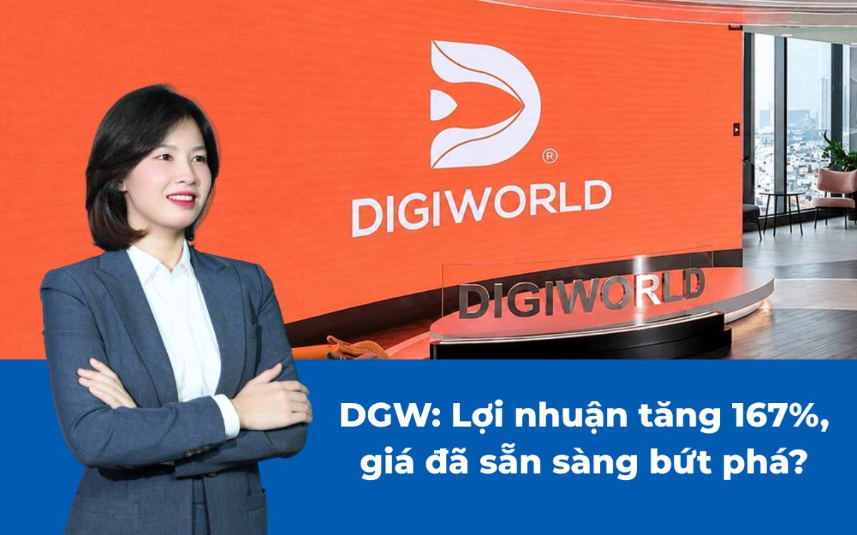 DGW: Lợi nhuận tăng 167%, giá đã sẵn sàng bứt phá?