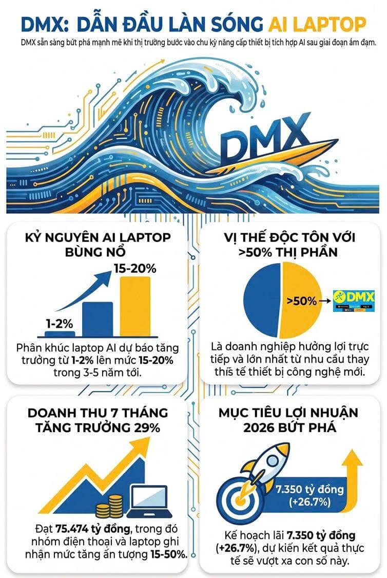 DMX - Vị thế dẫn đầu, hưởng lợi trực tiếp từ chu kỳ mới. ------------. - Sau giai đoạn ảm đạm 2022-2024,  ...