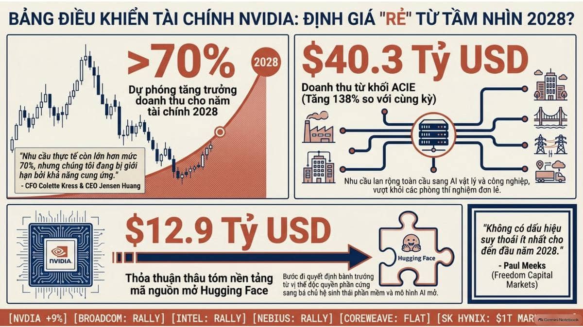 Tóm tắt diễn biến ngành bán dẫn và chuỗi giá trị AI toàn cầu:. Sự bùng nổ của hạ tầng trí tuệ nhân tạo  ...