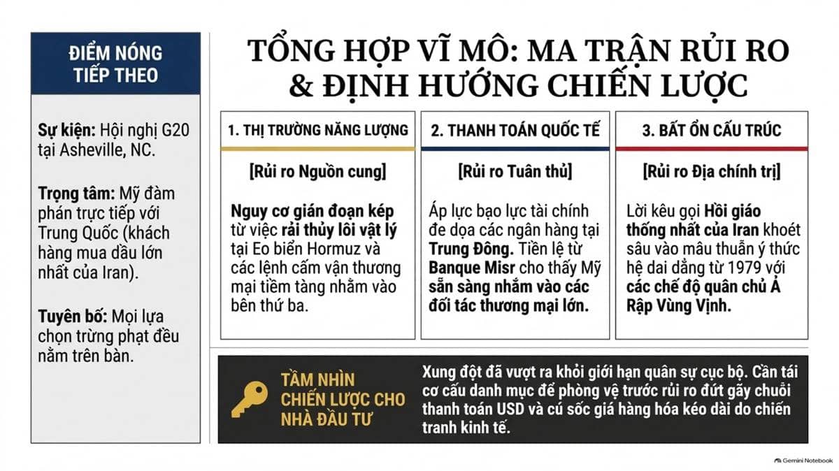 [BREAKING NEWS]. ------. Căng thẳng quân sự và kinh tế tại Trung Đông vừa bước vào giai đoạn leo thang  ...