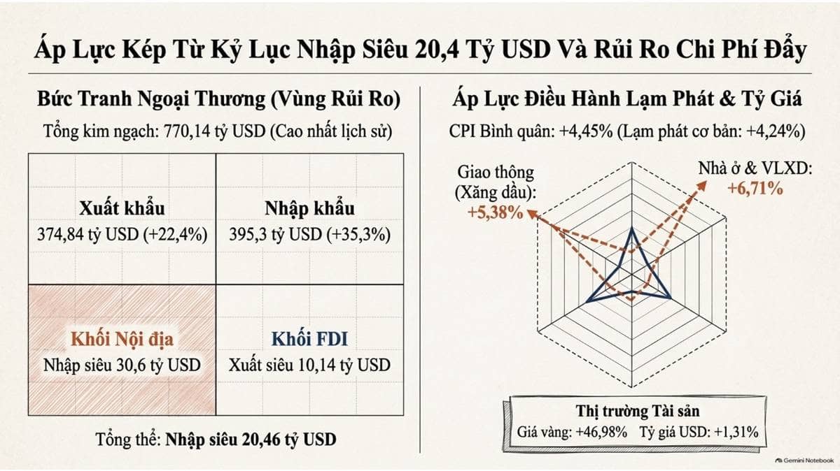 Tình hình kinh tế - xã hội 8 tháng năm 2026 