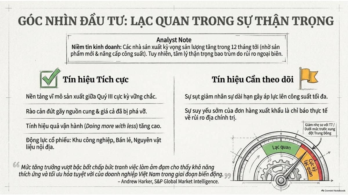 Chỉ số Nhà Quản trị Mua hàng (PMI) ngành sản xuất Việt Nam trong tháng 8/2026