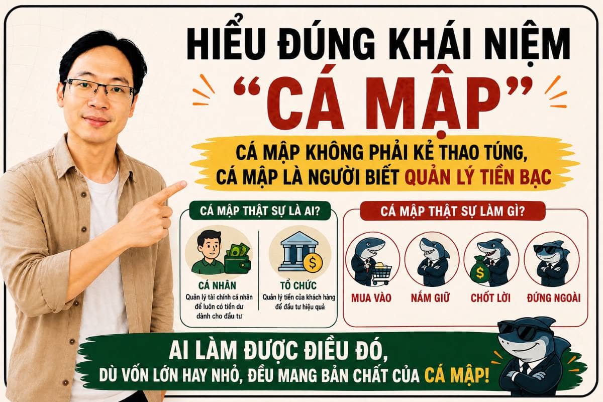 Quan điểm cá nhân: Hiểu đúng khái niệm “cá mập”