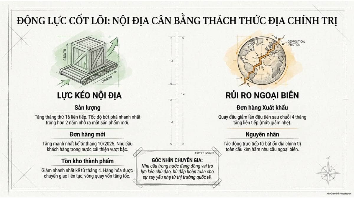 Chỉ số Nhà Quản trị Mua hàng (PMI) ngành sản xuất Việt Nam trong tháng 8/2026