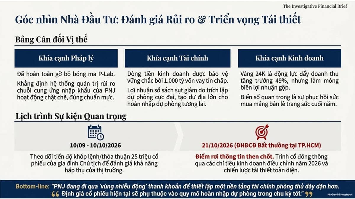 Công ty Cổ phần Vàng bạc Đá quý Phú Nhuận (PNJ) công bố báo cáo tài chính bán niên 2026 