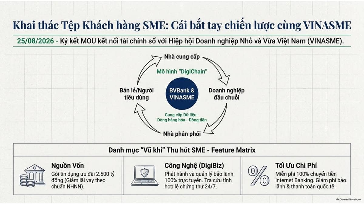 Ngân hàng TMCP Bản Việt (BVBank, mã cổ phiếu: BVB) đang ghi nhận những bước chuyển mình chiến lược toàn diện trong năm 2026 