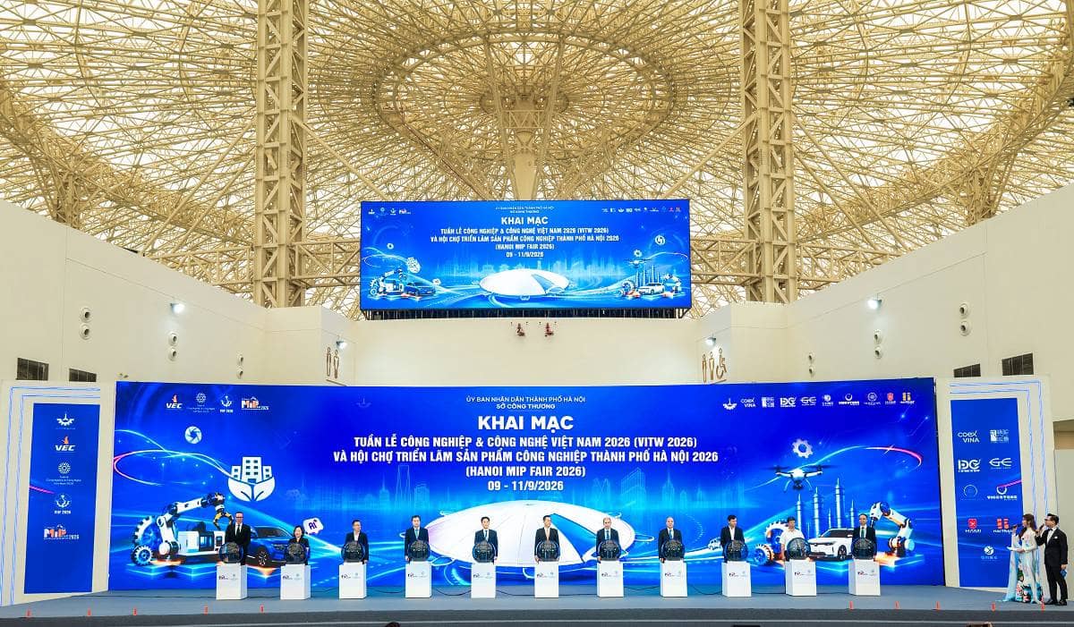 VitW 2026 chính thức khai mạc, quy tụ hơn 2.000 gian hàng công nghiệp và công nghệ