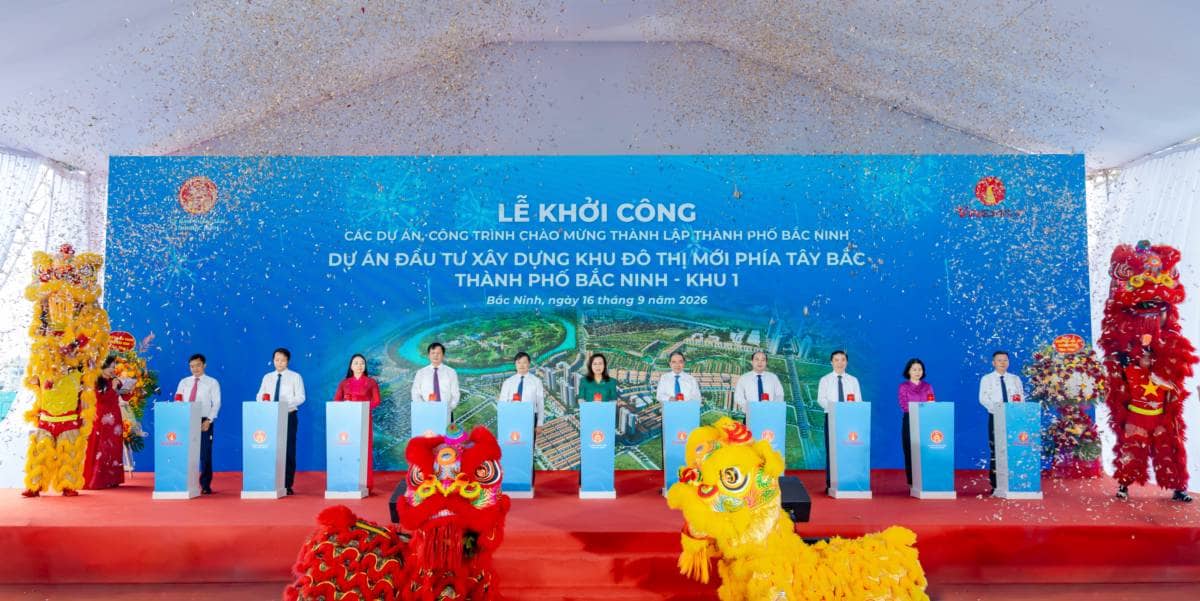 Vingroup khởi công dự án đầu tư xây dựng khu đô thị mới phía Tây Bắc thành phố Bắc Ninh - Vinhomes King Park