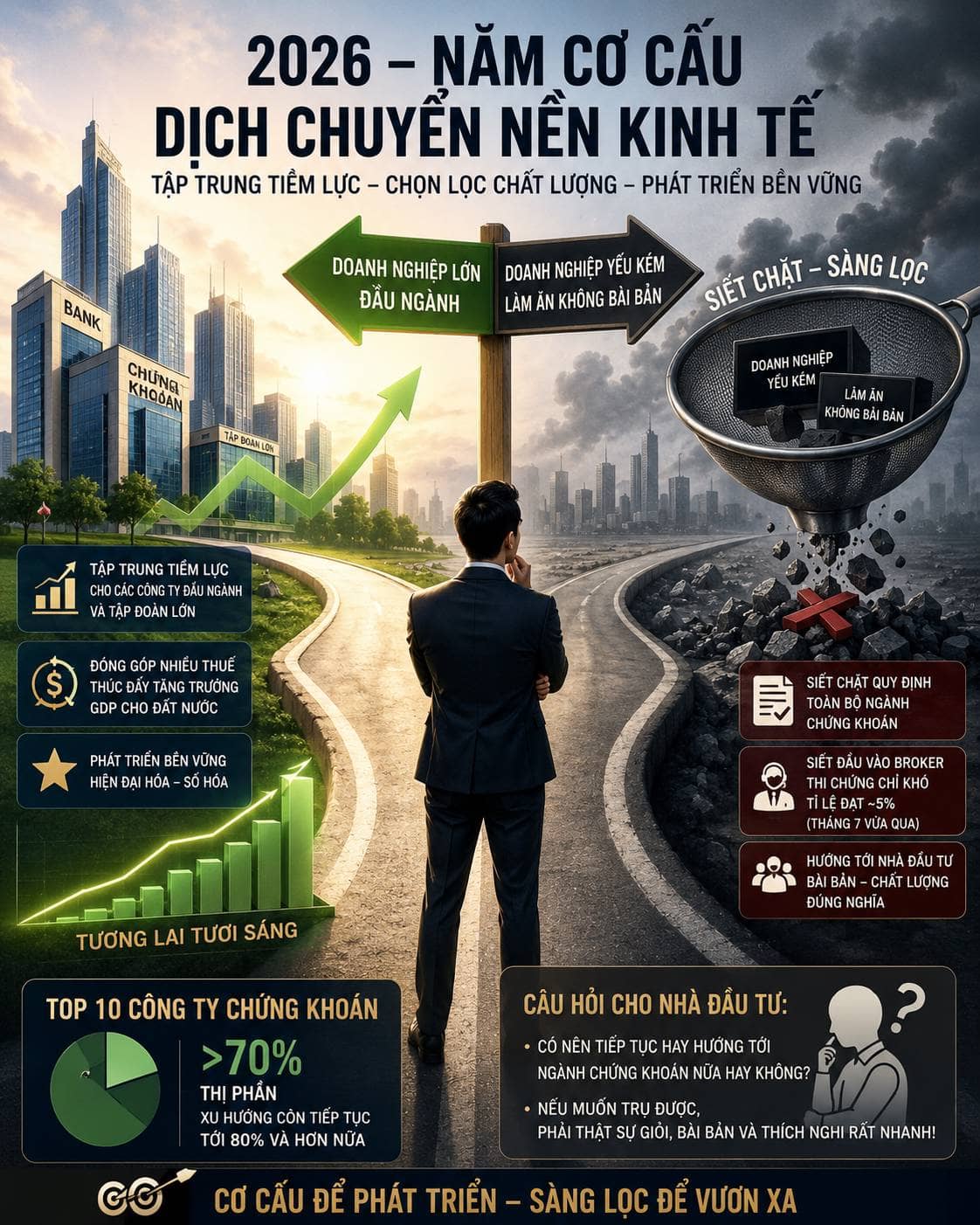 Năm 2026 là năm cơ cấu dịch chuyển nền kinh tế. Nói cách đơn giản, là tập trung tiềm lực cho các công  ...