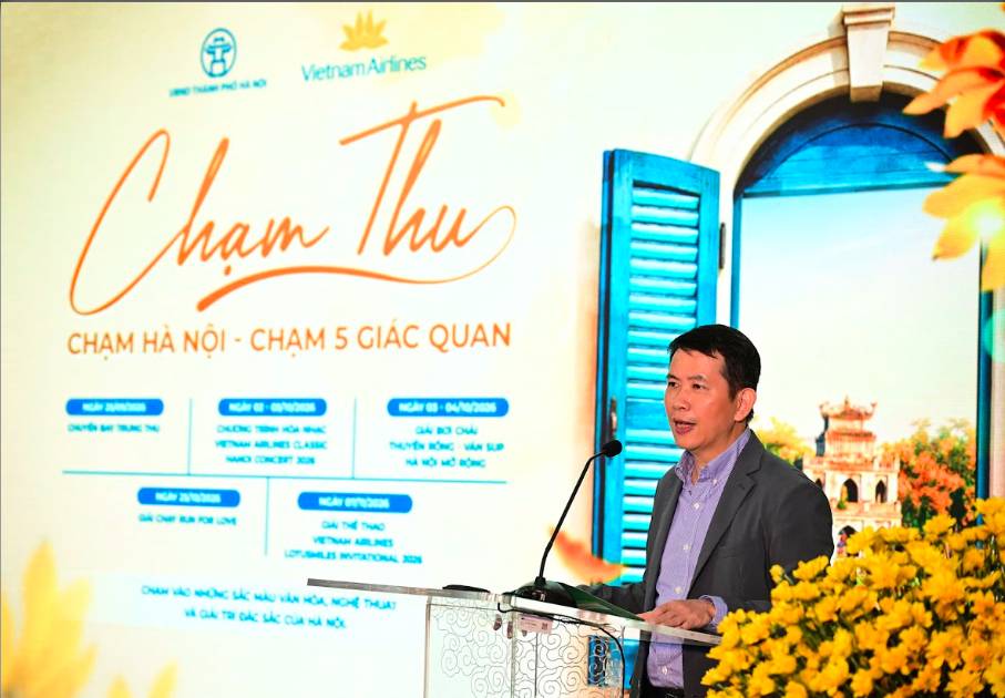 Vietnam Airlines đưa sắc thu Hà Nội đến gần du khách qua “Chạm Thu Hà Nội 2026”