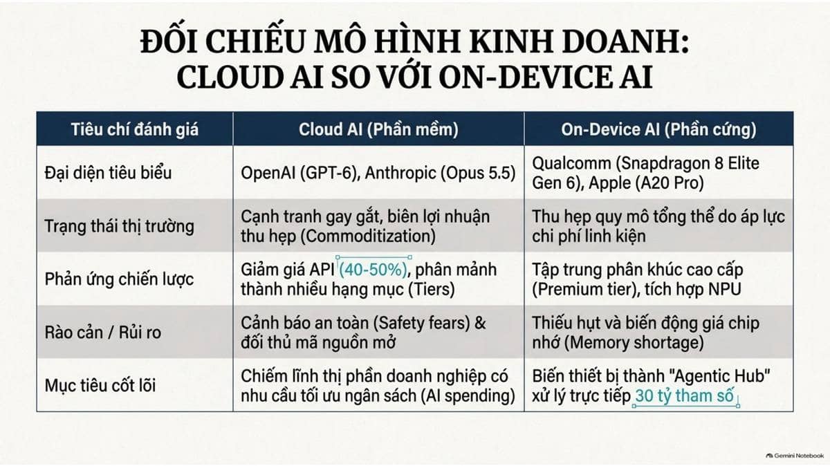 Cú chuyển mình của ngành AI: Cuộc chiến giá rẻ và kỷ nguyên Edge AI