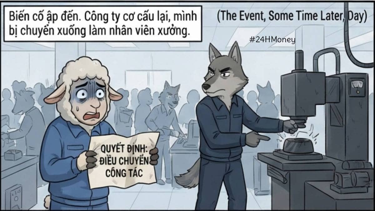 Pha ‘hạ chức’ gây sốc: giám đốc lương gần 30 triệu bị điều xuống xưởng, cuối cùng mất việc