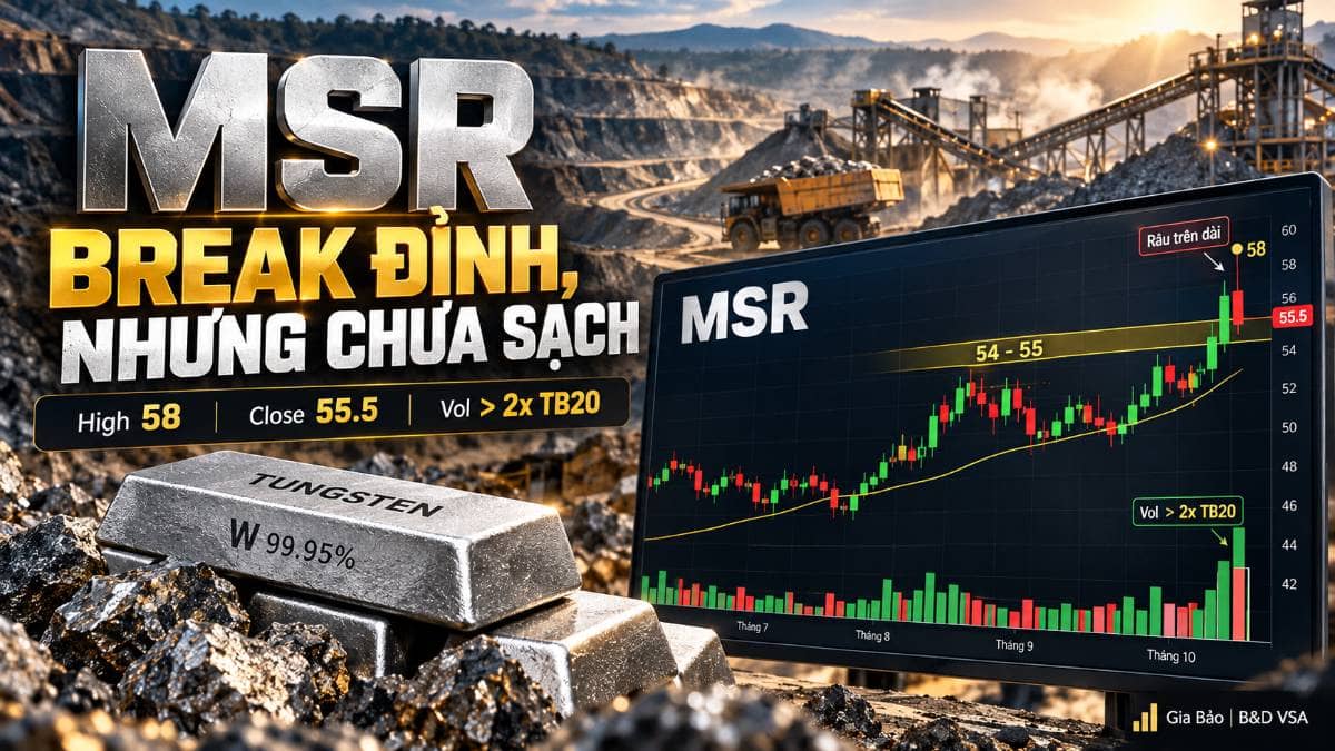 MSR vượt đỉnh với thanh khoản gấp đôi trung bình: Breakout thật hay đang phân phối?. MSR có một phiên  ...