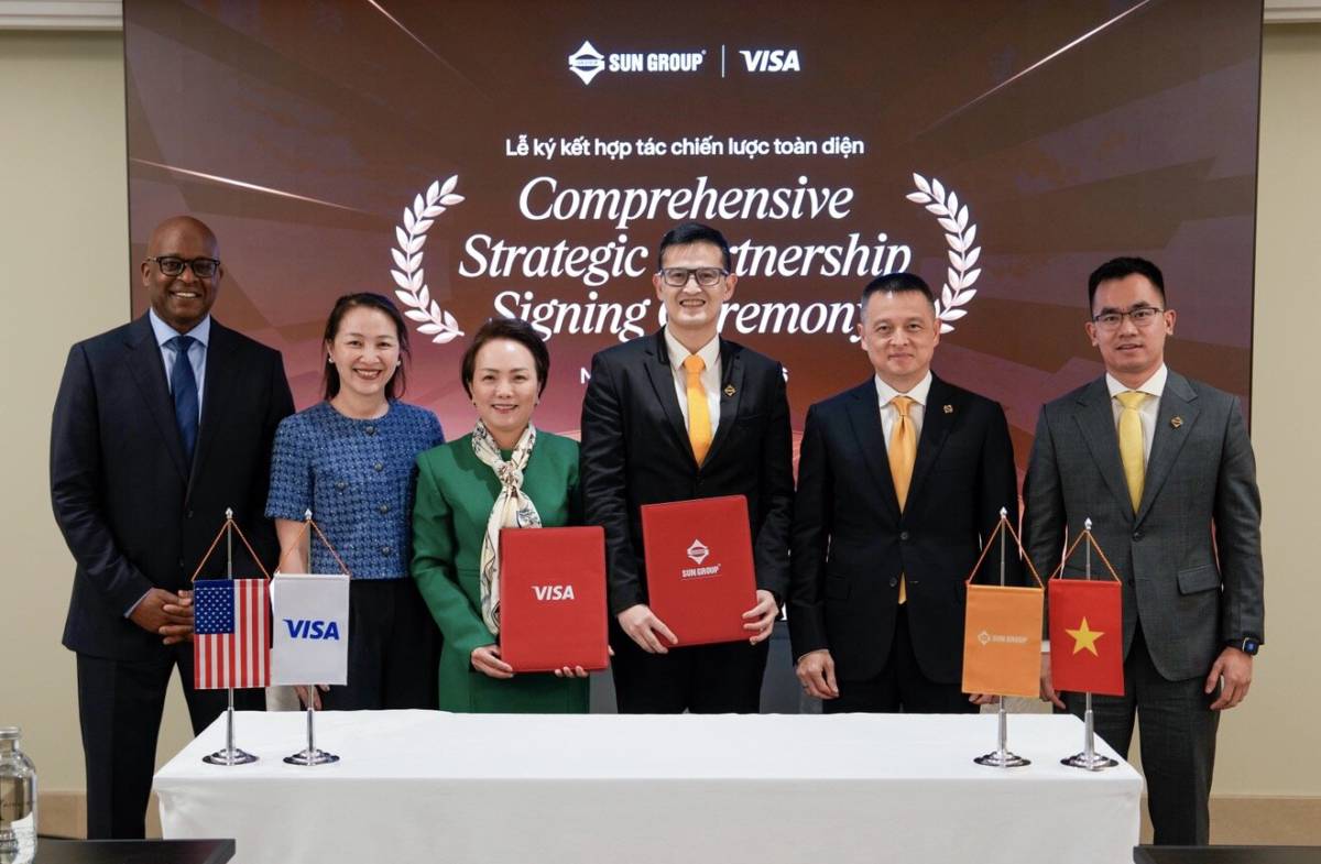 Sun Group và Visa thiết lập quan hệ đối tác chiến lược toàn diện, thúc đẩy du lịch số Việt Nam
