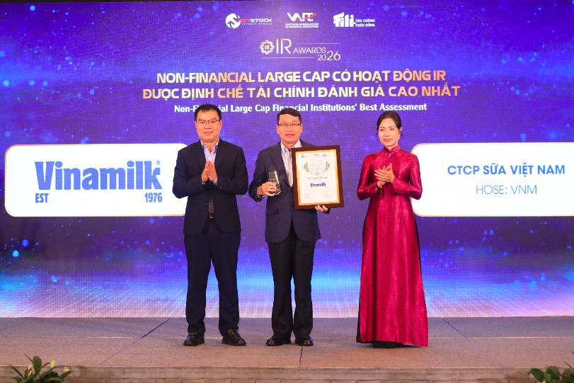 Từ minh bạch đến niềm tin: Vinamilk nhận cú đúp giải thưởng IR Awards 2026 