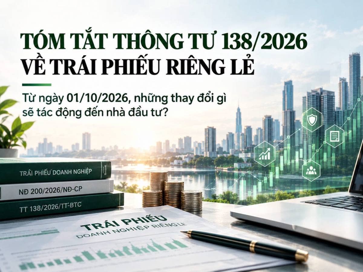 TÓM TẮT THÔNG TƯ 138/2026 VỀ TRÁI PHIẾU RIÊNG LẺ. Từ ngày 01/10/2026, Thông tư 138/2026/TT-BTC chính  ...