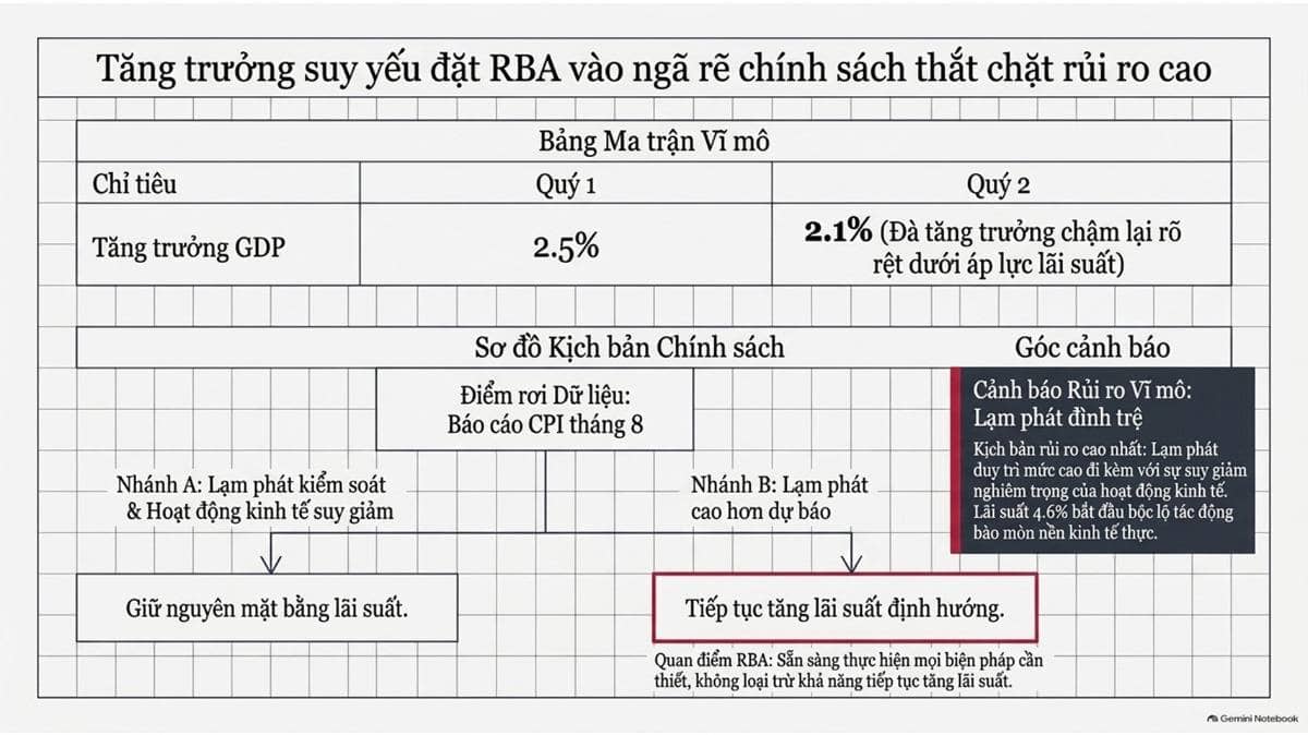 Ngân hàng Trung ương Australia (RBA) nâng lãi suất lên mức cao nhất trong 15 năm qua